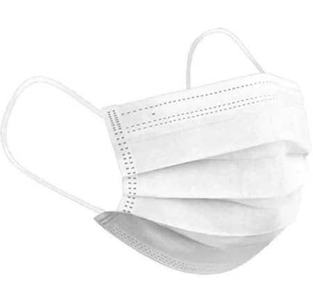 White 3 Ply Face Masks